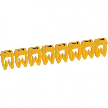 Маркер LEGRAND CAB 3 для кабеля 4-6 мм² заглавная буква T