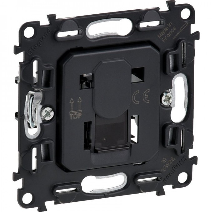 Информационная розетка LEGRAND Valena IN'MATIC одиночная RJ45 Кат.6А UTP 753044