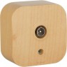 Телевизионная розетка LEGRAND Quteo IP 20 дерево 782269