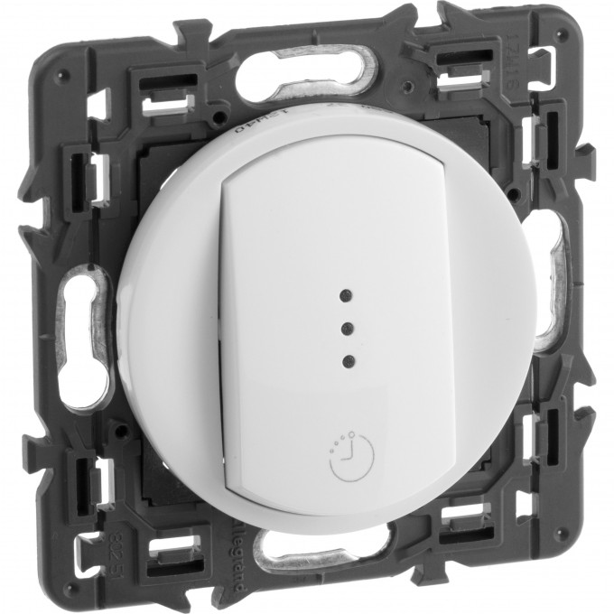 Выключатель LEGRAND Celiane 1-но клавишный с подсветкой белый SET-1-067423-02