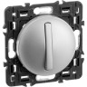 Выключатель LEGRAND Celiane 1-полюсный с тонкой клавишей титан SET-1-067001-02