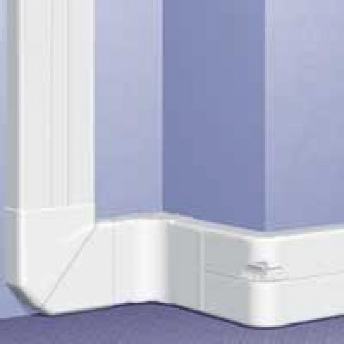 Кабель-канал LEGRAND DLP 65x195 1, 2 или 3 секции длина 2 м белый 010453