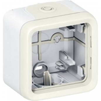 Монтажная коробка 1 пост LEGRAND Plexo(мембр. сальники), IP55, белый