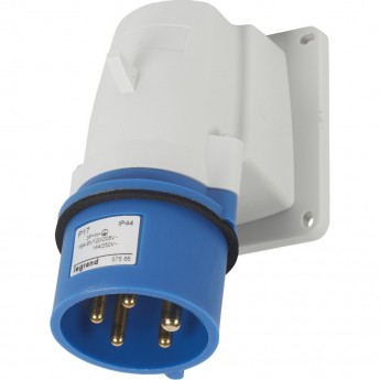Накладная вилка LEGRAND P17 Tempra Pro IP 44 200/250 В 32 A 2К+З
