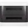 Пластиковый щиток LEGRAND PRACTIBOX S навесной (ЩРн-П) 2X18 дымчатая дверь 137617