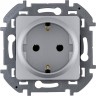 Розетка 2К+З LEGRAND INSPIRIA немецкий стандарт 16 А 250 В алюминий 673722