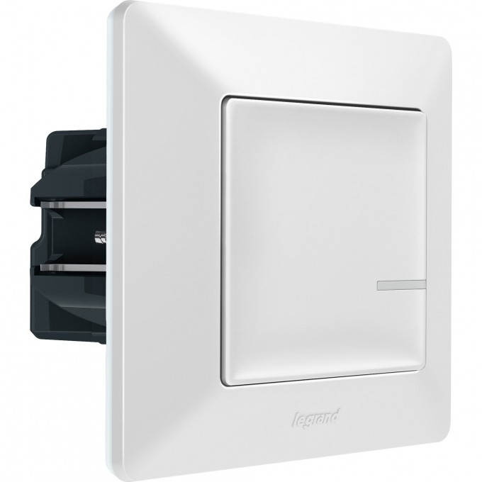 Умный проводной выключатель/светорегулятор LEGRAND Valena Life with NETATMO 5-300Вт, белый 752184