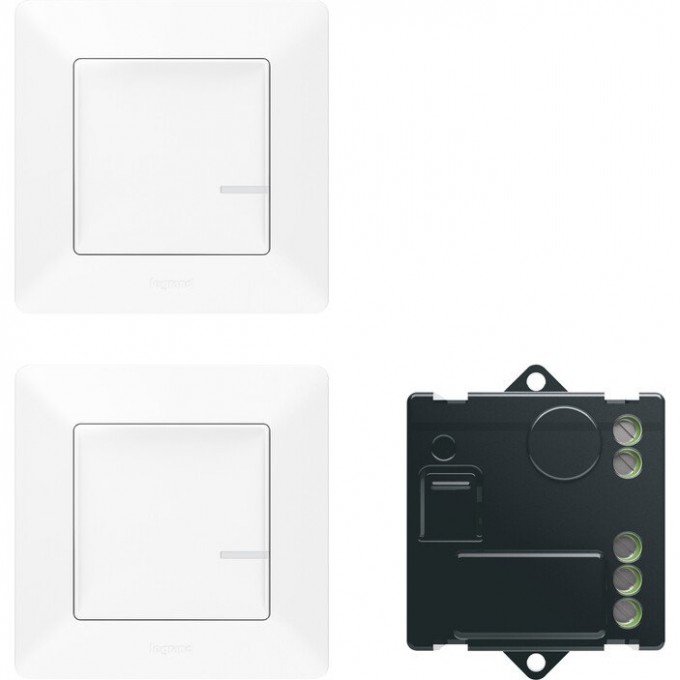 Пакет для управления освещением LEGRAND Valena Life with NETATMO c 2х мест, белый 752150